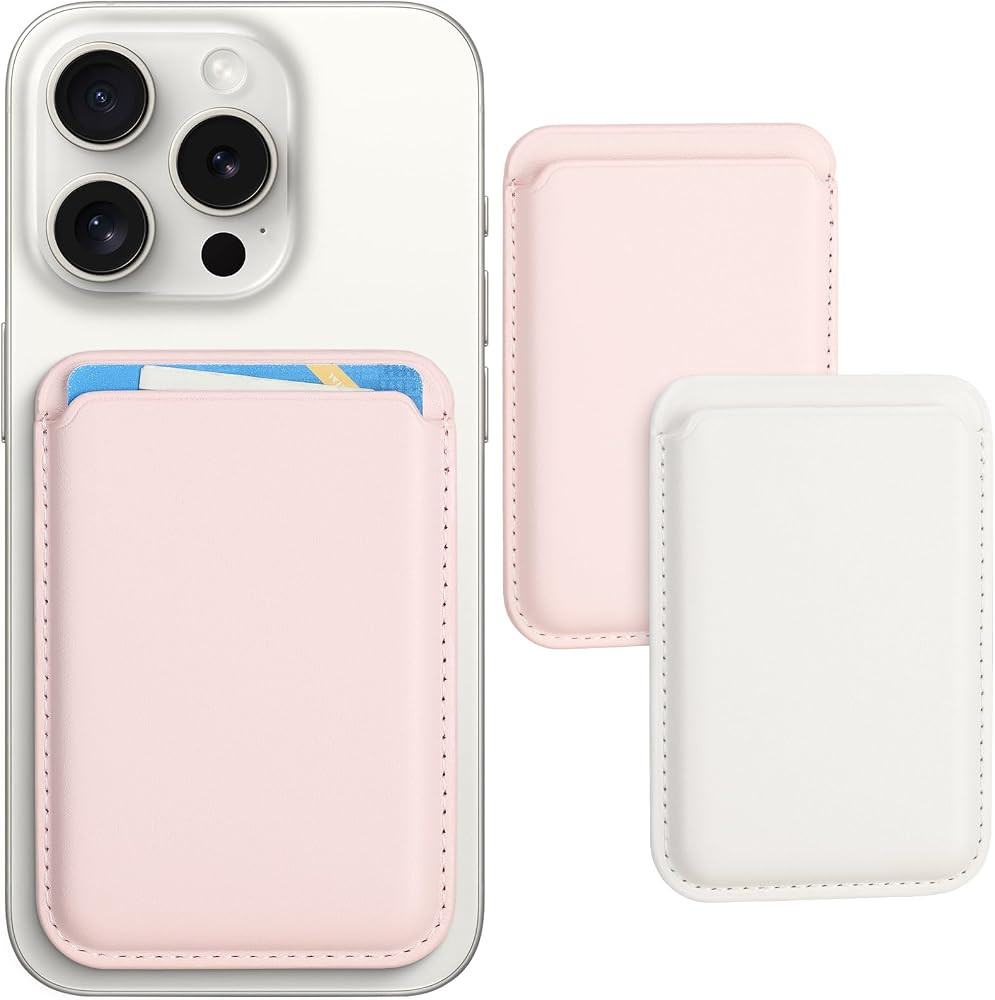Magnetic Wallet Phone Card Holder with Magsafe,2Pack Mag Safe Wallet Accessories for Apple iPhone... | Amazon (US)