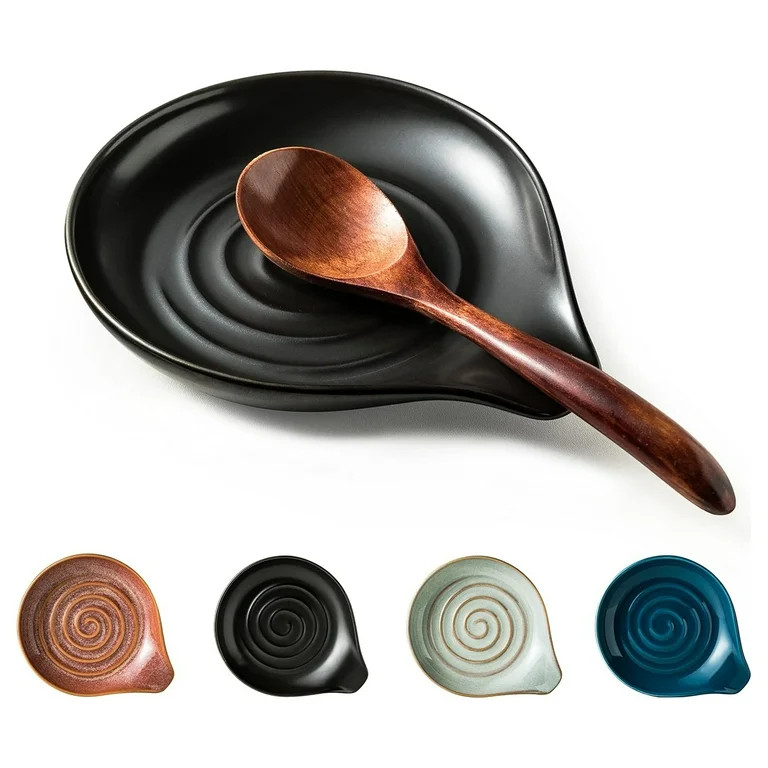 Spoon Rest,6.1\u201d Large Ceramic Spoon Rest For Kitchen Countertop Decor,Heat Resistant Cooking... | Walmart (US)