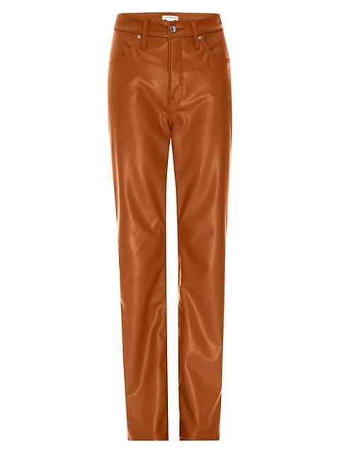 Good 90's Icon Faux Leather Pants | Saks Fifth Avenue