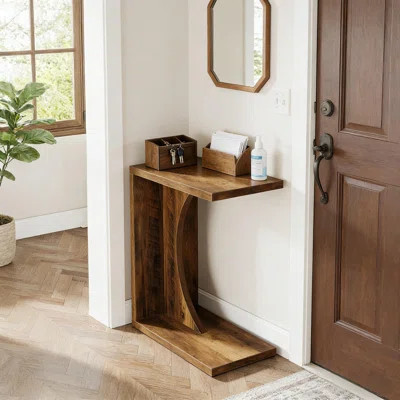 C-Shaped Nightstand End Table For Couch And Sofa Side | Gift Idea | Wayfair North America
