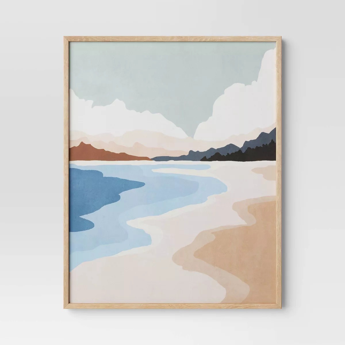 16"x20" Beach Landscape Framed Art - Room Essentials™ | Target