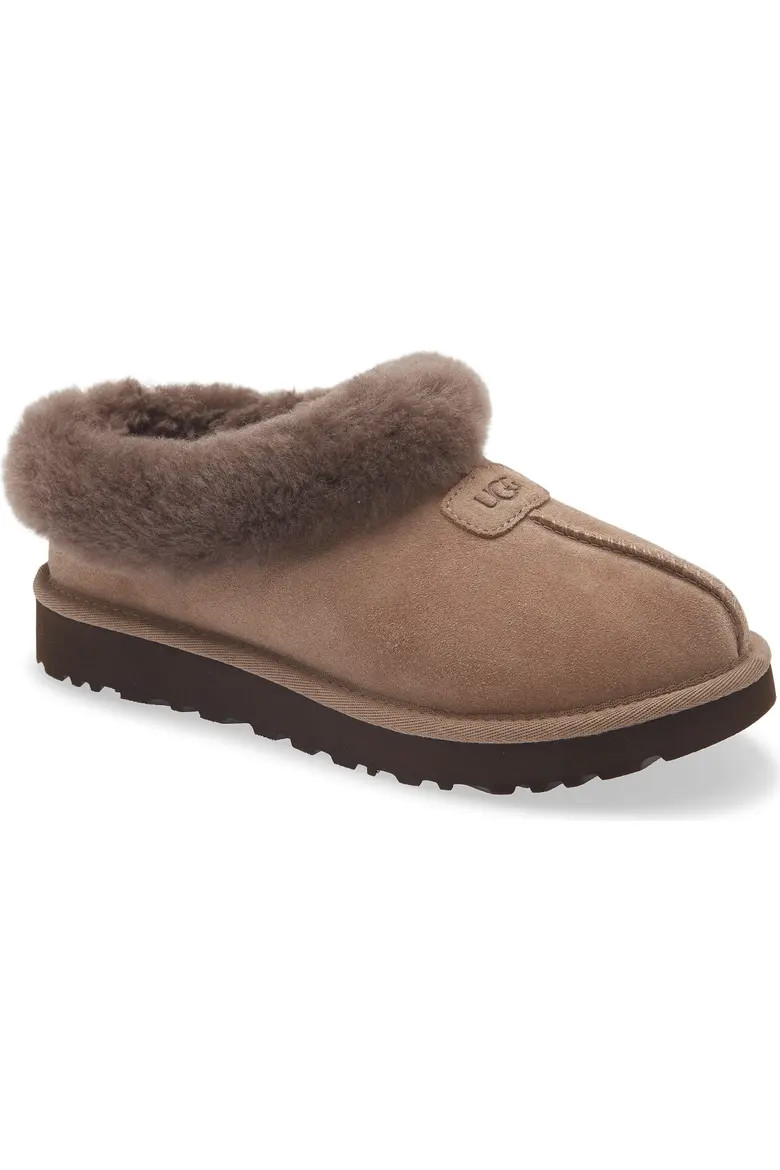 Tazzette Genuine Shearling Collar Slipper (Women) | Nordstrom | Nordstrom