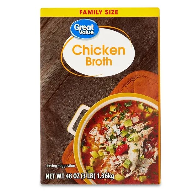 Great Value Chicken Broth, 48 oz | Walmart (US)