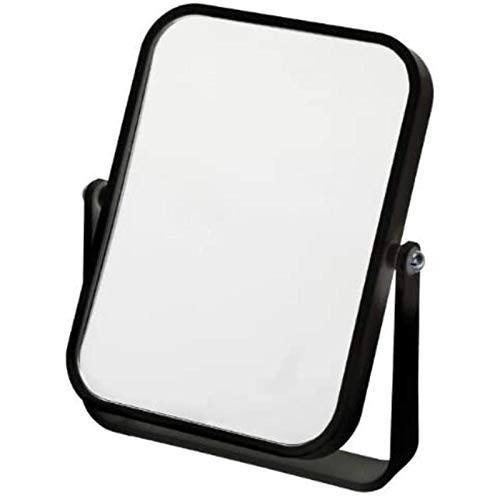 Fancy metal goods free standing black bathroom mirror, makeup mirror adjustable stand 3x magnification | Amazon (UK)