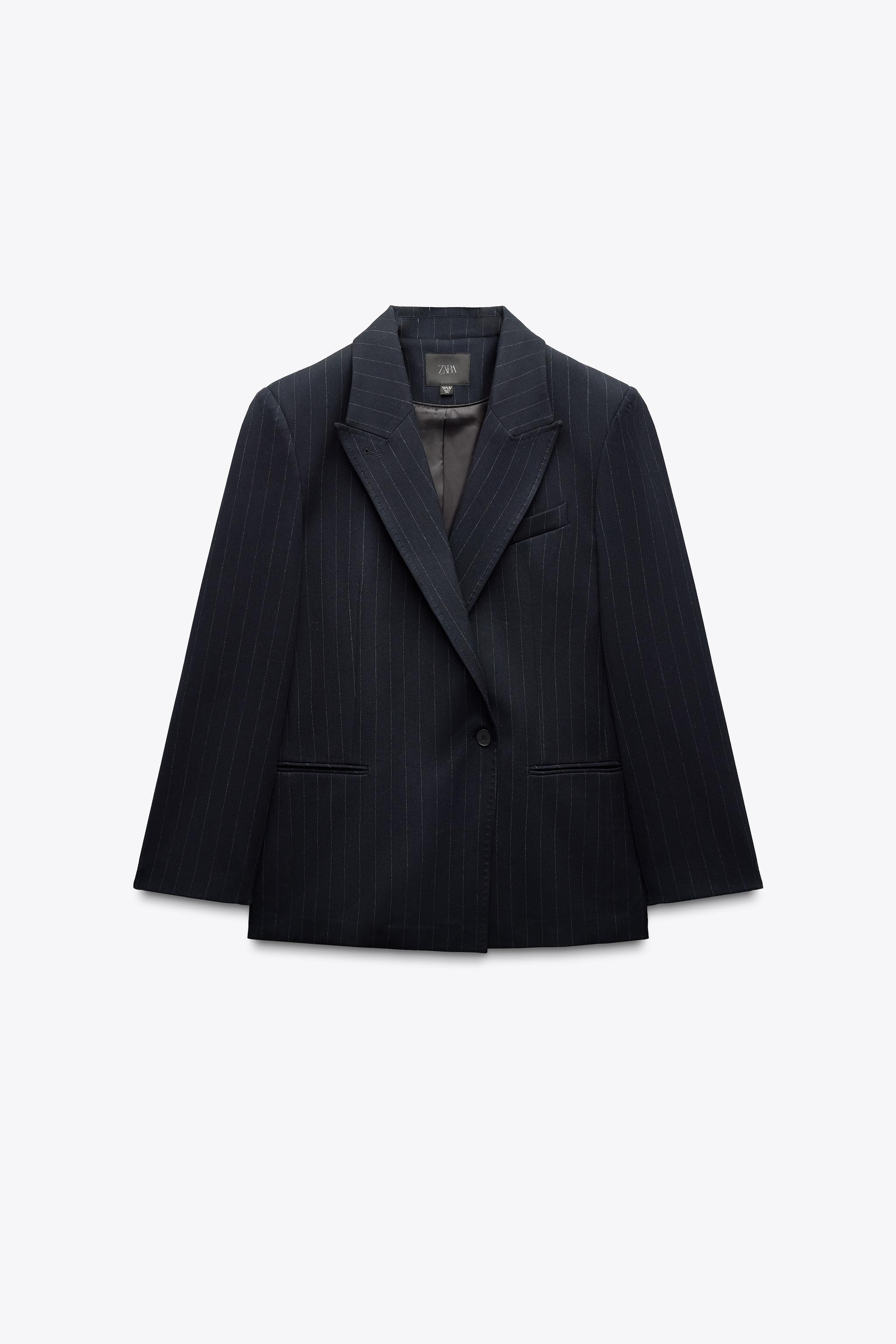 OVERSIZED PINSTRIPE BLAZER | Zara US