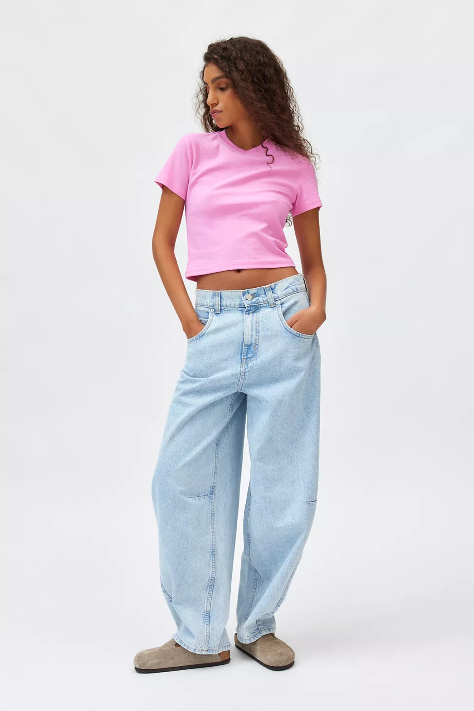BDG Rih Extreme Barrel Mid-Rise Jean | Urban Outfitters (US and RoW)