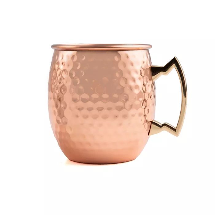 Cambridge Silversmiths 20oz 4pk Copper Hammered Moscow Mule Mugs | Target