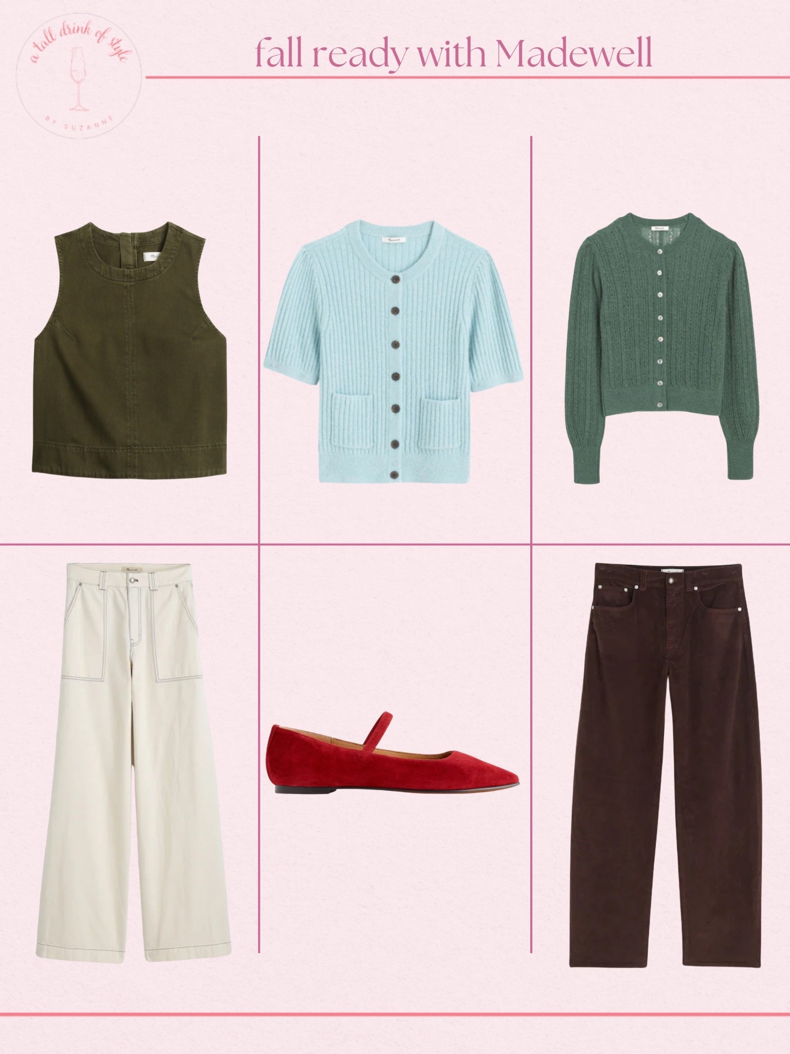 Fall ready with Madewell!

Hi friend! 👋 Thanks for your support! I’m so glad you’re here!
If you're tall, over 40, or just tired of fashion that doesn’t fit your life, you’re in the right place. I share classic, elevated outfit formulas that actually work on tall women (I’m 6’1” for reference!) and help you feel confident getting dressed again.
I am your resource for timeless, elevated fashion for women over 40 (and tall women)
Age: 55
Height: 6’1”
Tops: S/M
Bottoms: 8/10
Dresses: 8/M
Over 50 fashion, tall fashion, workwear, everyday outfits, timeless outfits, Classic Outfits

#LTKSeasonal #LTKxMadewell #LTKStyleTip