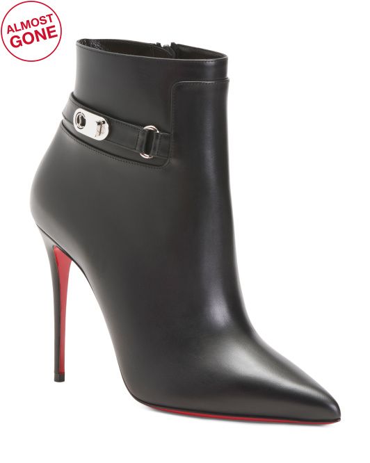 Made In Italy Leather Booties | TJ Maxx