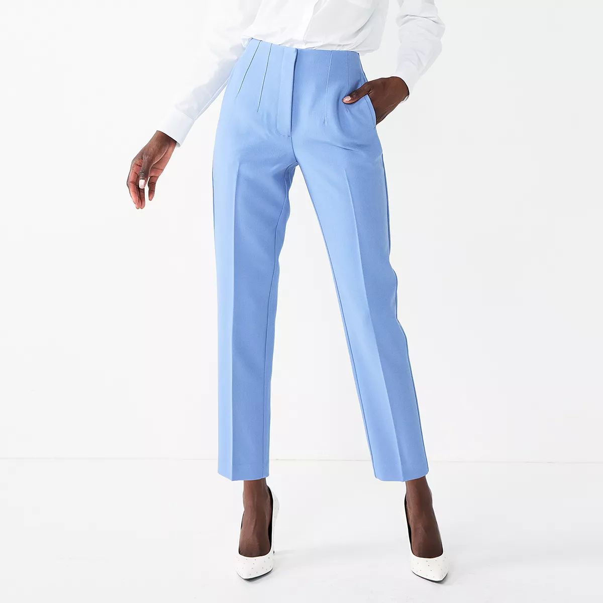 Women's Nine West High-Waisted Tapered Pants | Kohl's