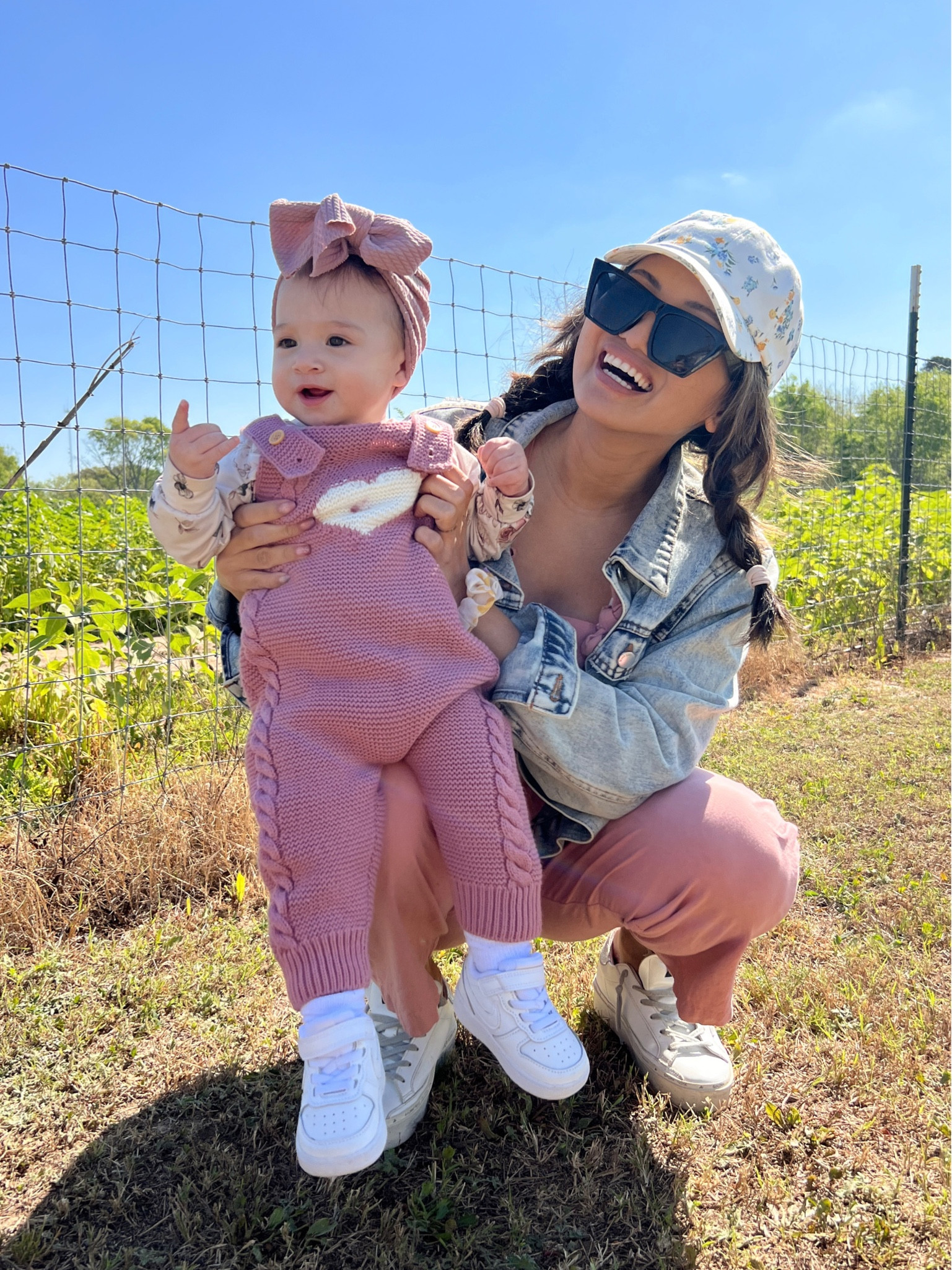 Baby girl jumpsuit, overalls, Nike shoes 

#LTKfamily #LTKbaby #LTKkids