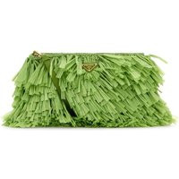 Prada Grass Green Crochet Clutch | Balardi (US & Canada)