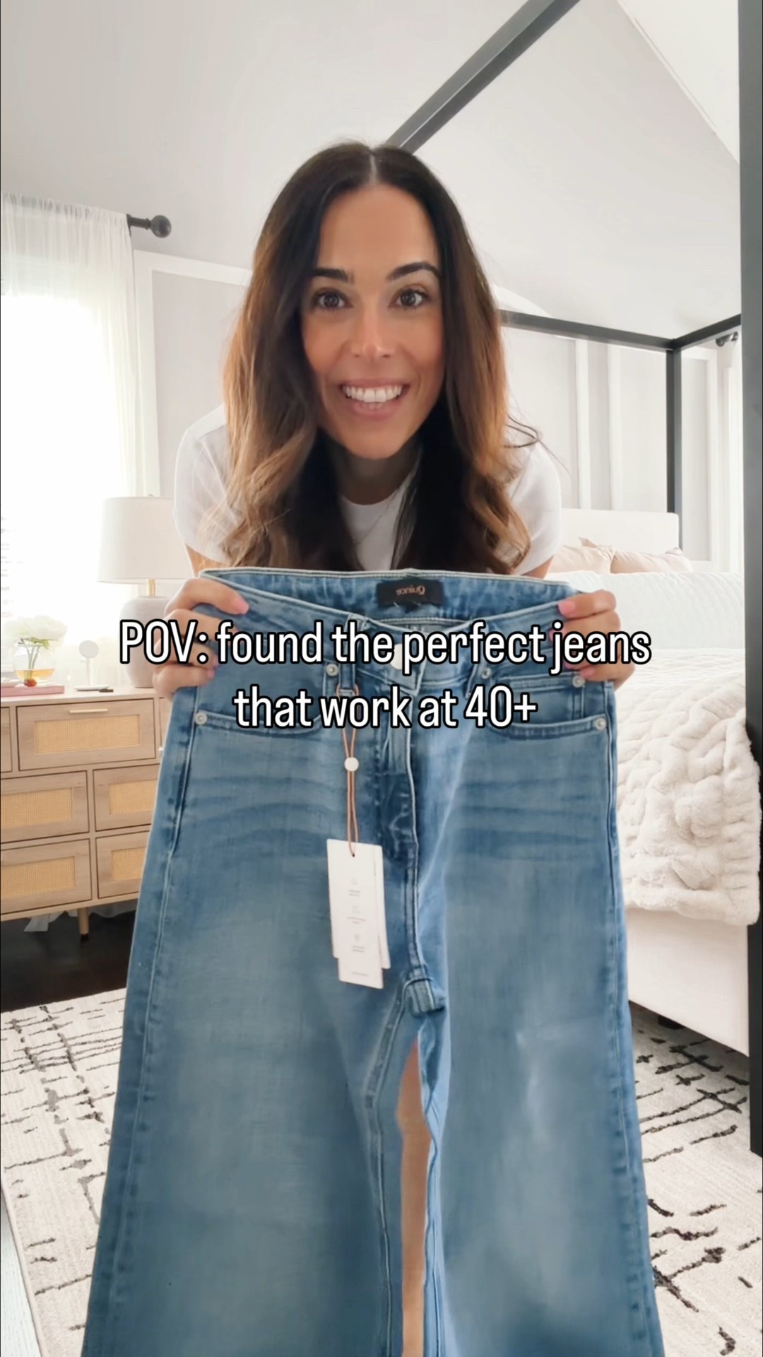 💬 Comment “INFO” and I’ll send the link
POV: you finally find jeans that actually work at 40+ 👌🏻 and they’re budget friendly 🙌🏻 
The fit. The stretch. The light wash. These palazzo jeans are one of those rare pairs that just… work.
Getting ready, but the jeans did most of the work
🔗

#LTKSeasonal #LTKOver40 #LTKgrwm