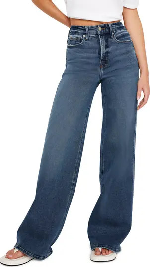 Good American Good Skate Straight Leg Jeans | Nordstrom | Nordstrom