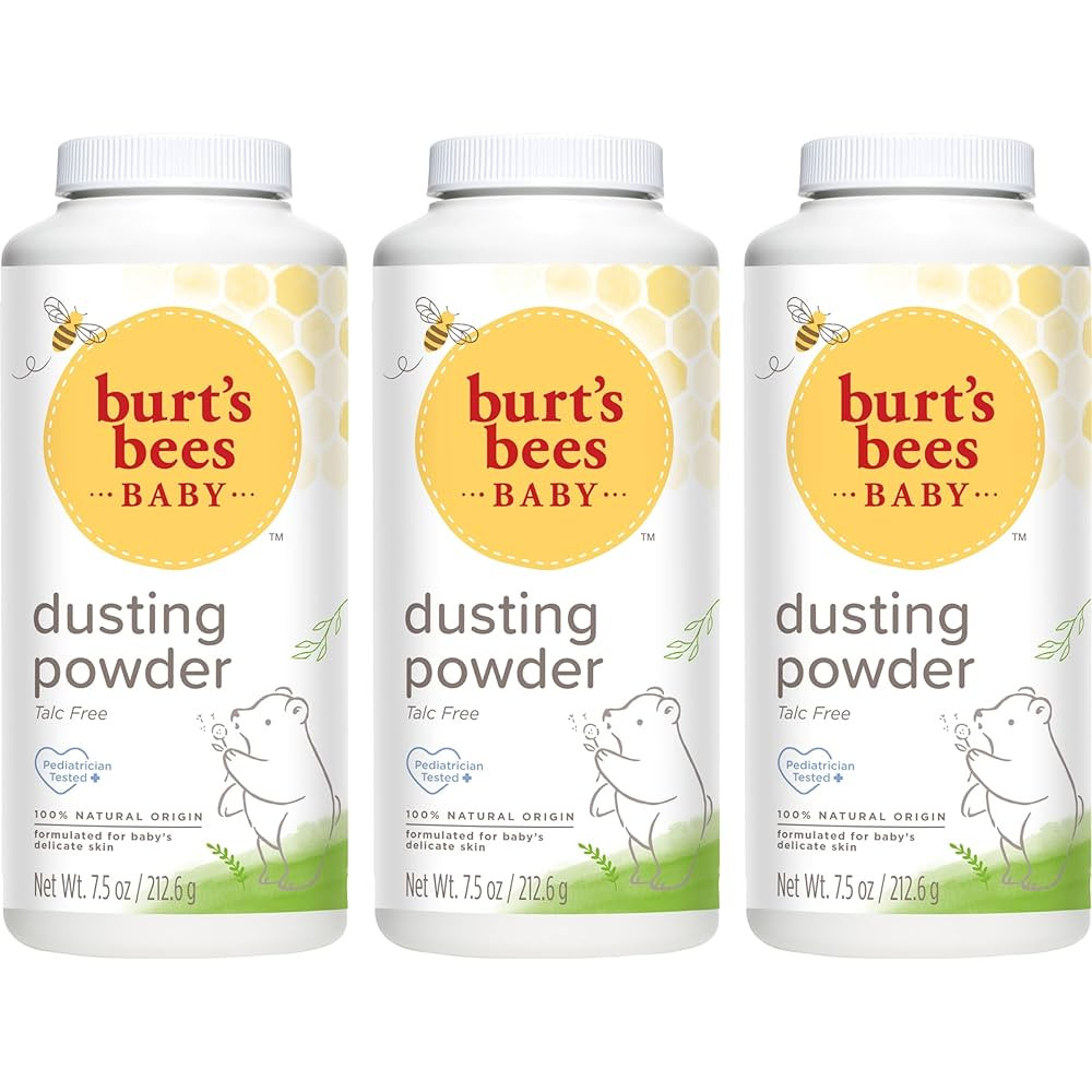 Burt's Bees Baby Dusting Powder, 100% Natural Origin, Talc-Free, Pediatrician Tested, 7.5 Ounces,... | Amazon (US)