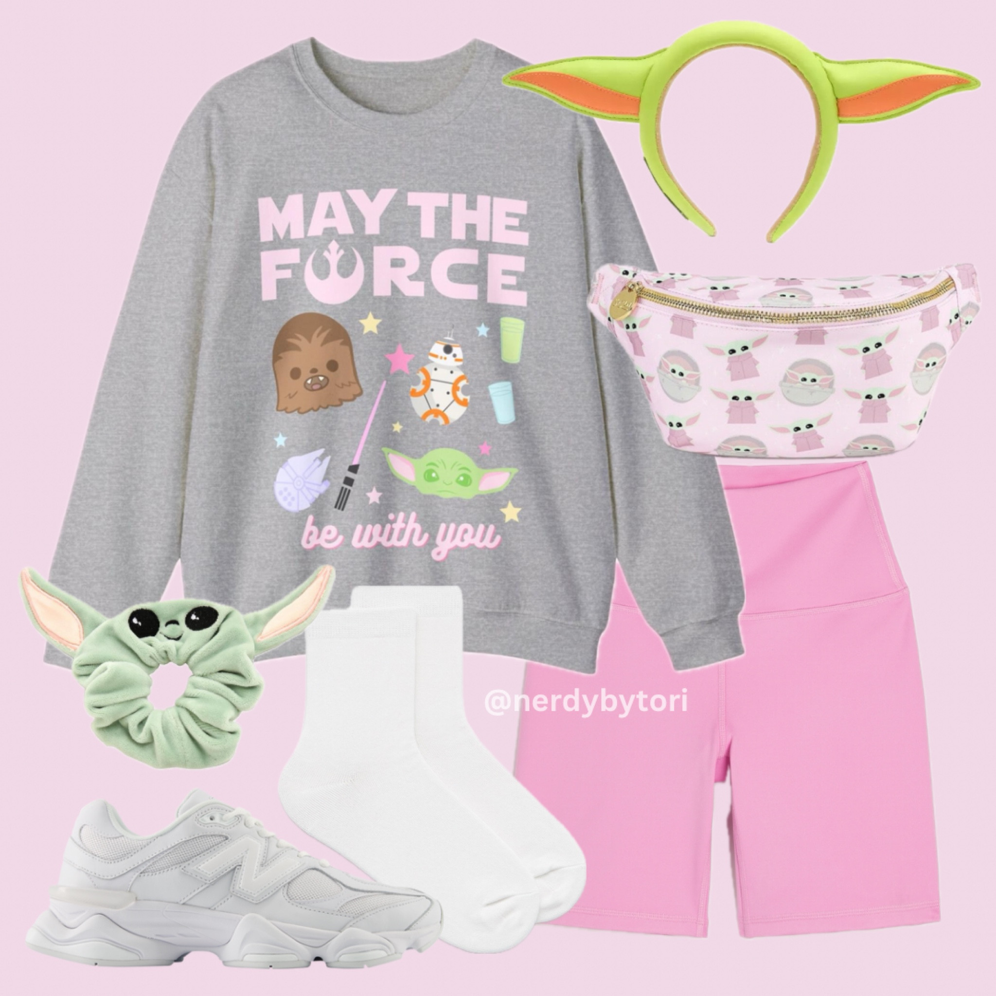 Sporty and cute Star Wars outfit 🩷⭐️💚

Sweatshirt: Belle and Park
Fanny pack: Stoney Clover

#LTKfindsunder100 #LTKstyletip #LTKfamily