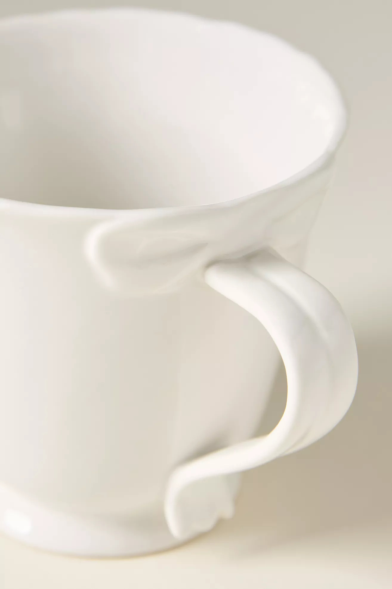 Benedita Bow Stoneware Mug | Anthropologie (US)