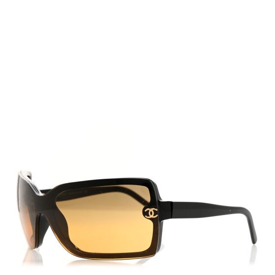 Acetate CC Logo Sunglasses 5065 Black | FASHIONPHILE (US)