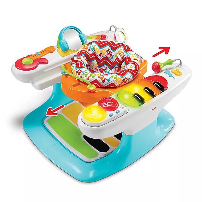 Fisher-Price® Entertainer 4-in-1 Step 'n Play Piano Activity Seat | buybuy BABY