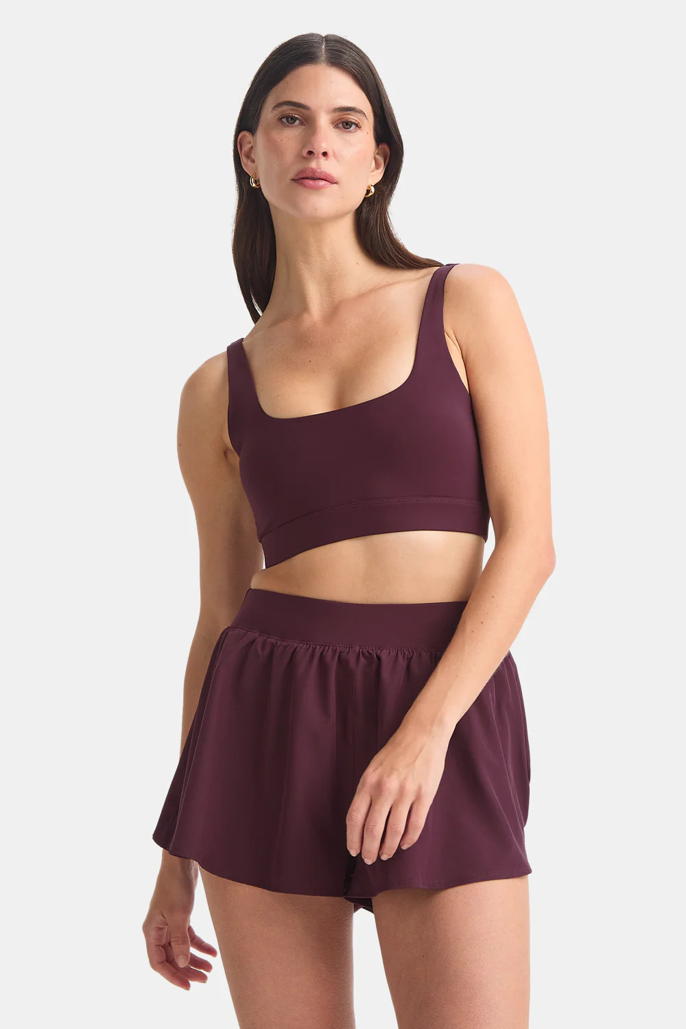 DayFlex Square Neck Sports Bra - Fig | TALA (UK)