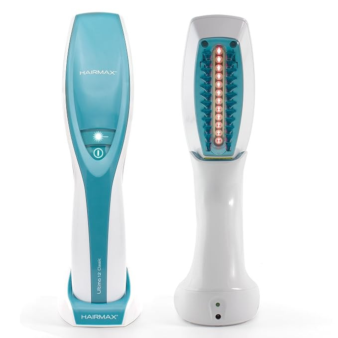 Hairmax Ultima 12 Classic LaserComb- (FDA Cleared) Laser Hair Regrowth Treatment Device for Men &... | Amazon (US)