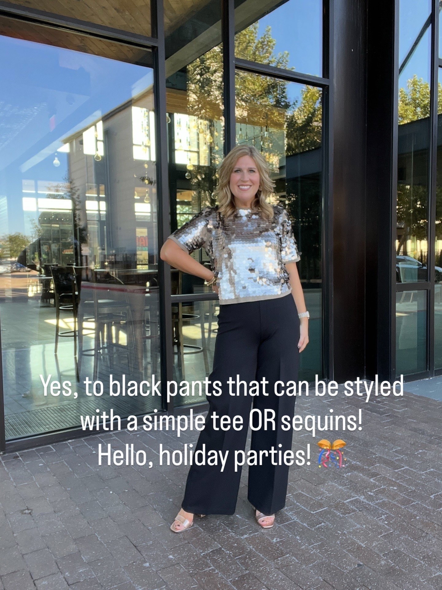 Black pants are stretchy! Pullon style. Run tts. Fitted at hips. 😘

#LTKParties #LTKStyleTip 

#LTKGiftGuide #LTKTravel #LTKOver40 #LTKHoliday #LTKMidsize #LTKPetite #LTKWorkwear #LTKSeasonal #LTKootd