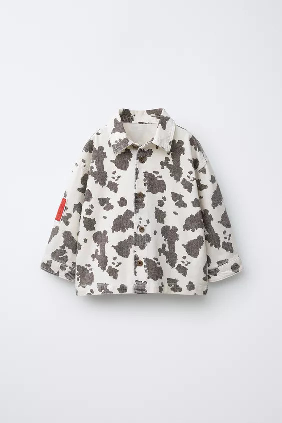 TOY STORY © DISNEY PIXAR COW PRINT TWILL OVERSHIRT | Zara UK