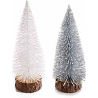 Christmas Tree Snowy Doll's House Fairy Garden Mini Gardening Supplies | Etsy (US)