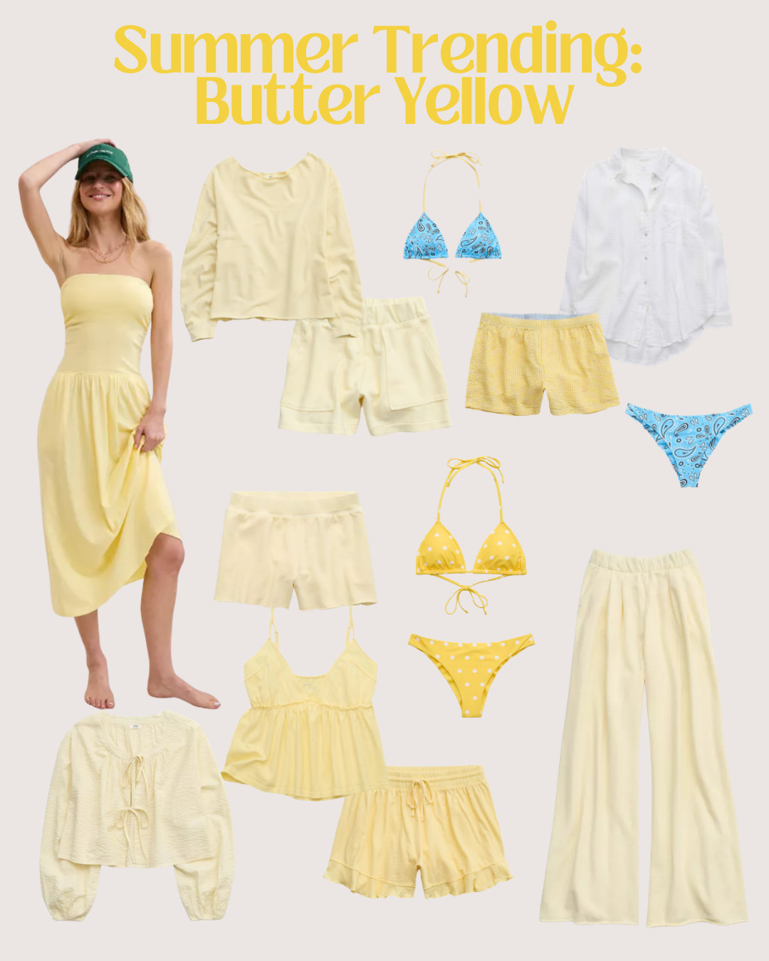 Butter yellow is the colour of the summer 💛☀️

From matching sets to comfy basics and effortless lounge pieces, Aerie’s latest collection is full of soft, buttery tones perfect for summer. Even better? It’s all 40% OFF right now 👀

These are the easy, throw-on pieces you’ll live in all season long—from travel days to beach walks and coffee runs.

Shop my favourite butter yellow Aerie finds before they sell out ↓ 

 #LTKcanada #LTKsummer #LTKsale