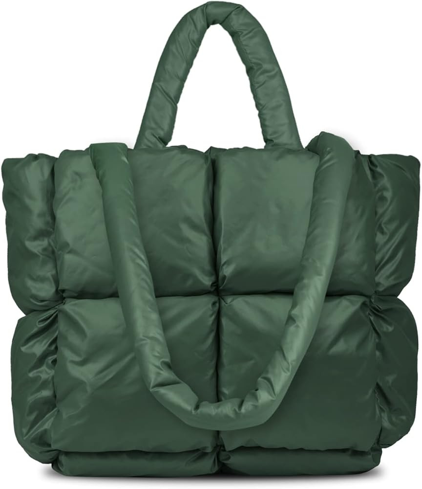 SADDROP Handbags for women,handbags,Large Puffer Tote Bag, Hobo bags for women，Trendy tote bag | Amazon (US)