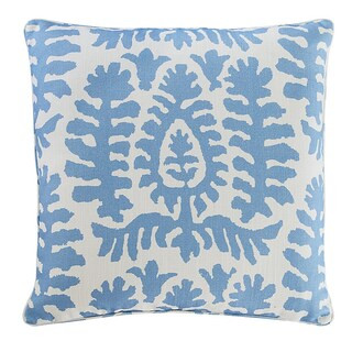 Myrtle Suzani Throw Pillow Cover with Botanical Motif & French Blue | Ballard Designs, Inc.