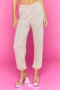 Sequin Mid-Rise Pants | Forever 21 (US)