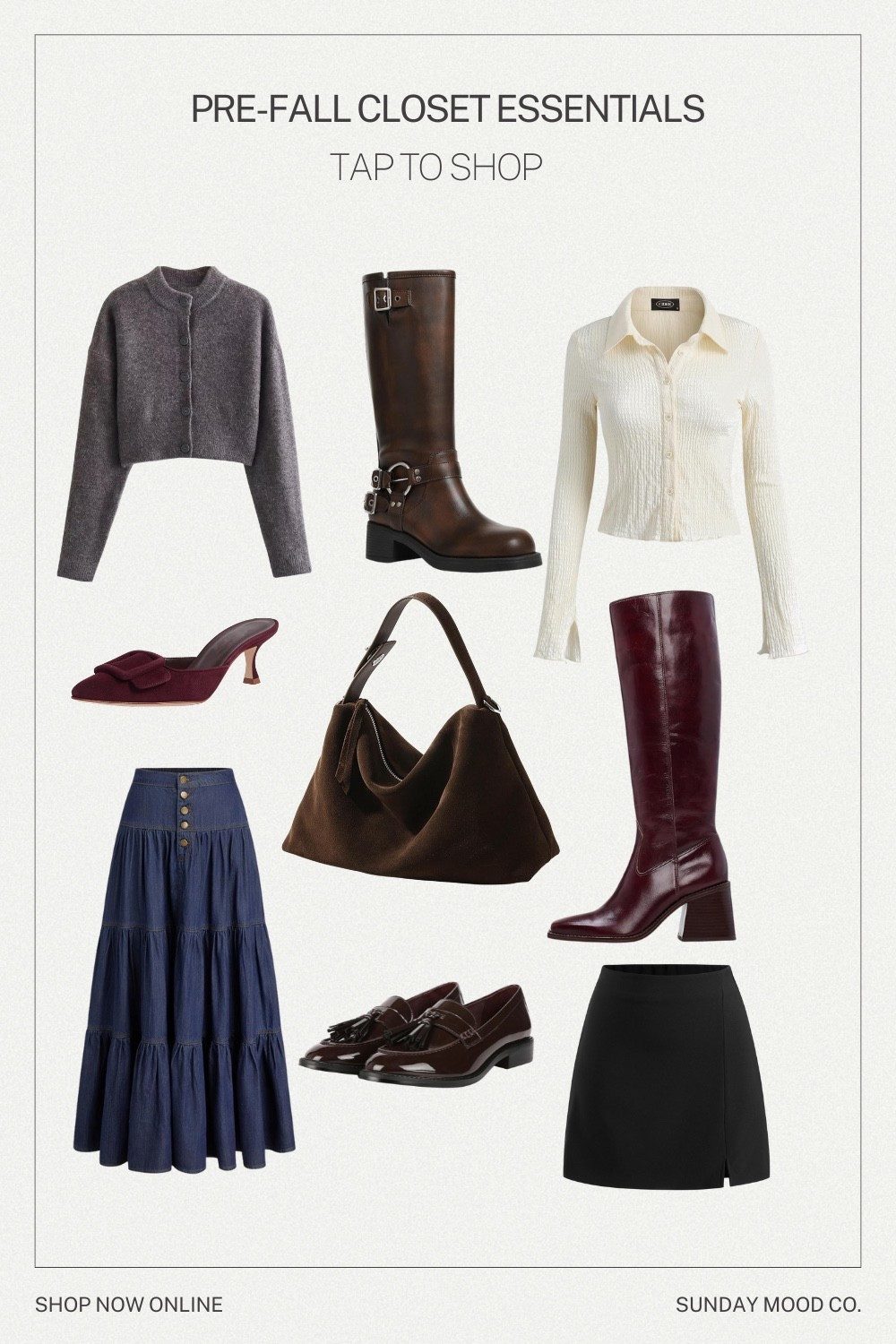 Pre-Fall Closet Essentials | Amazon Transitional Pieces

Start building your fall wardrobe! Shop Amazon pre-fall finds—light sweaters, cardigans, and everyday staples perfect for the season.

Pre-fall, summer to fall, fall style, fall 2025 trends, trendy ootd, transitional pieces, fall ootd, boots, loafers, kitten heels, cardigan, maxi skirt, black skirt, skirt outfits, tote bag, suede bag, fall bag, ootd, outfit inspo

#LTKStyleTip #LTKFindsUnder100 #LTKSeasonal