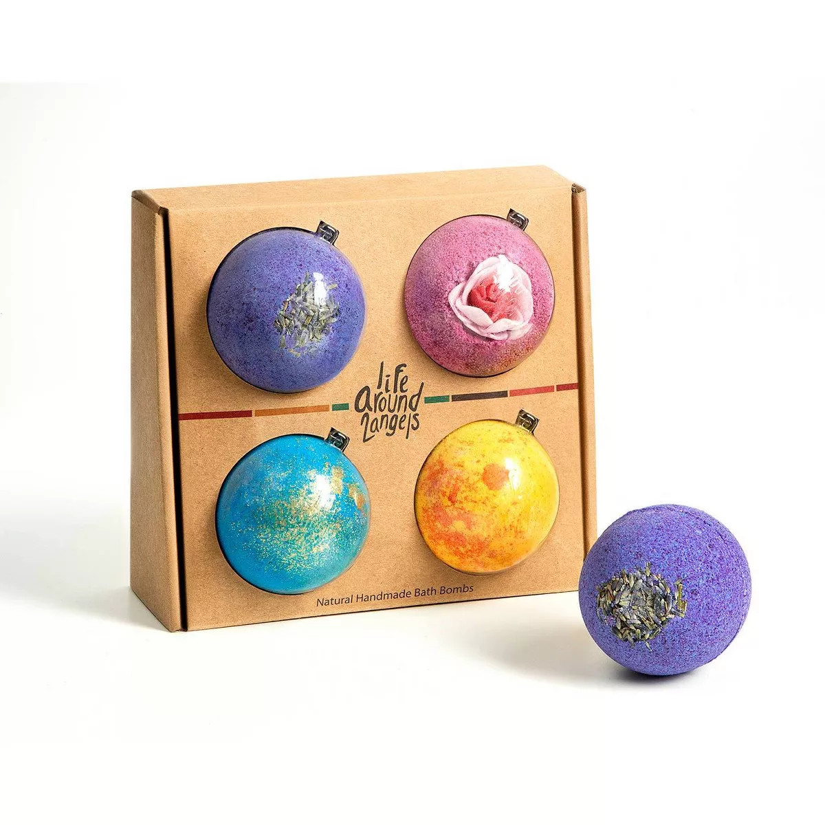 LifeAround2Angels Fruit Bath Bomb Gift Set - 4pk | Target