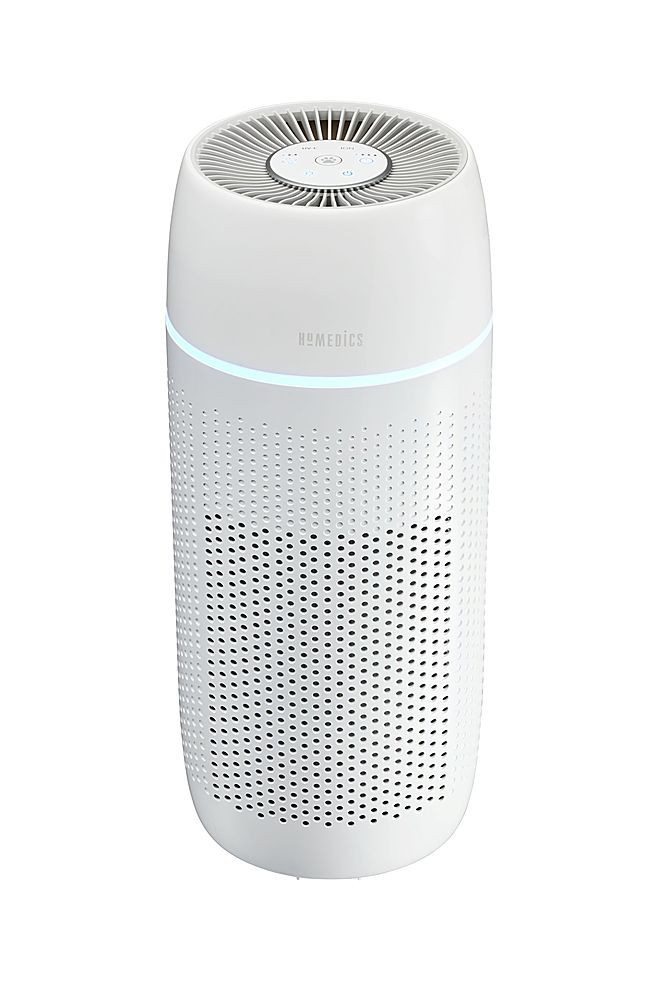 Homedics - PetPlus True Hepa Air Purifier for Large Rooms - White | Best Buy U.S.