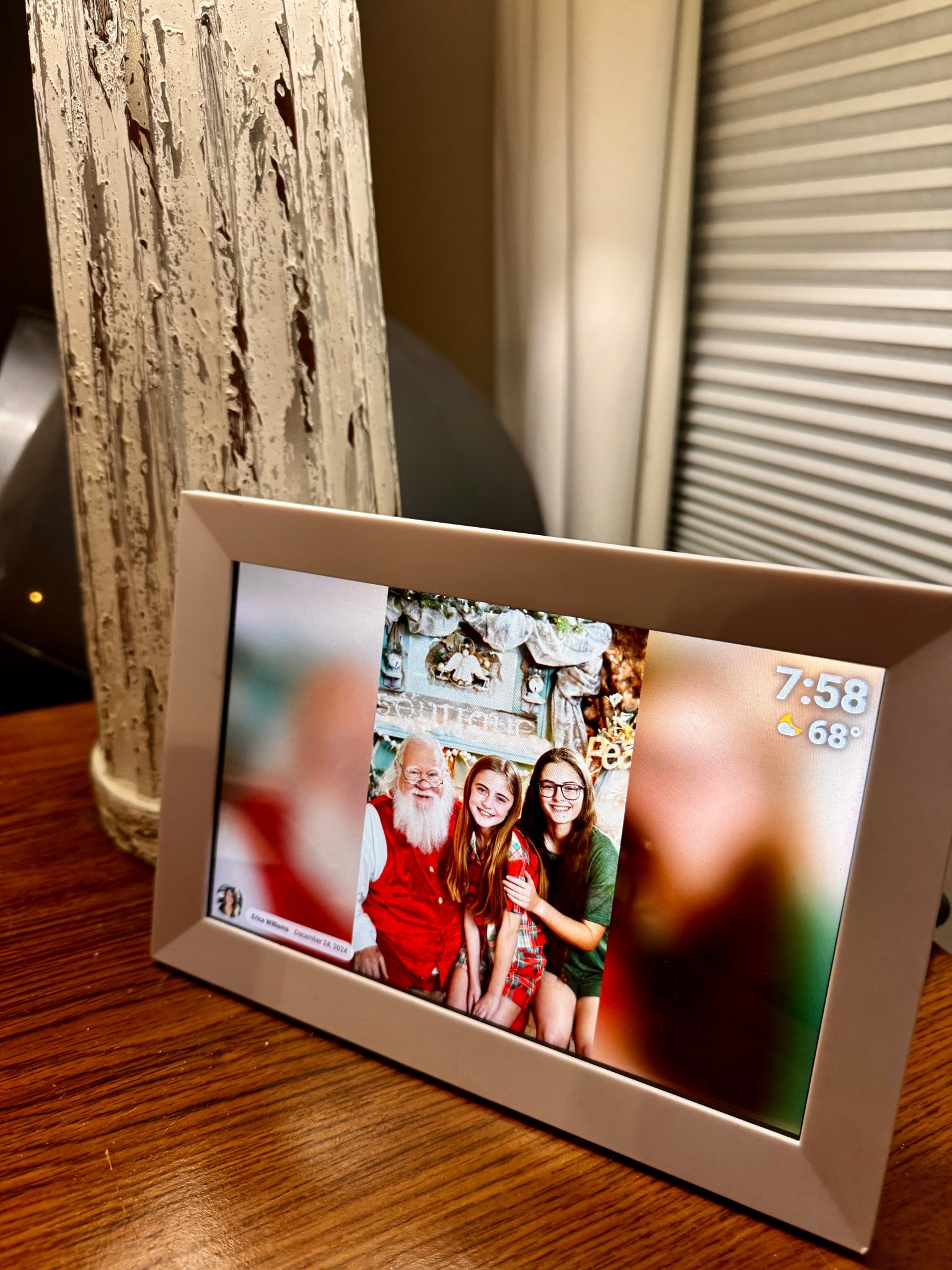 I bought this for myself two years ago and LOVE it! So I bought one for my mom last year. My brother and I regularly send her photos of our kids to update it. I went back and ordered two more this year. One for my office and one for my mother in law!



#LTKHome #LTKHoliday #LTKGiftGuide