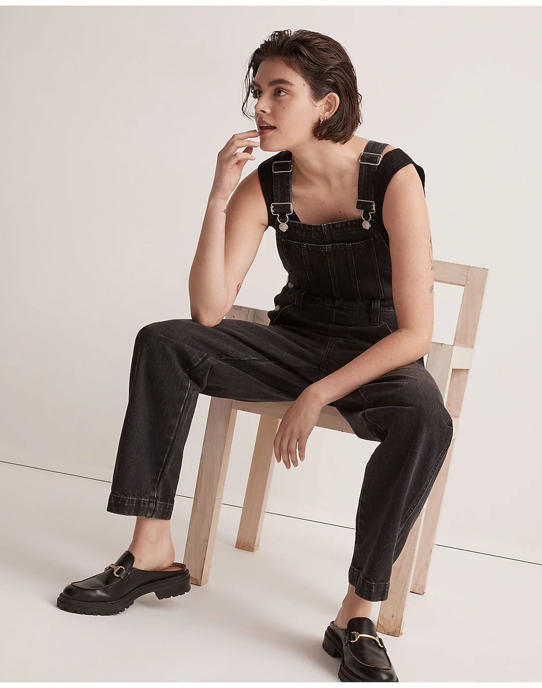 Straight-Leg Overalls in Lunar Wash | Madewell