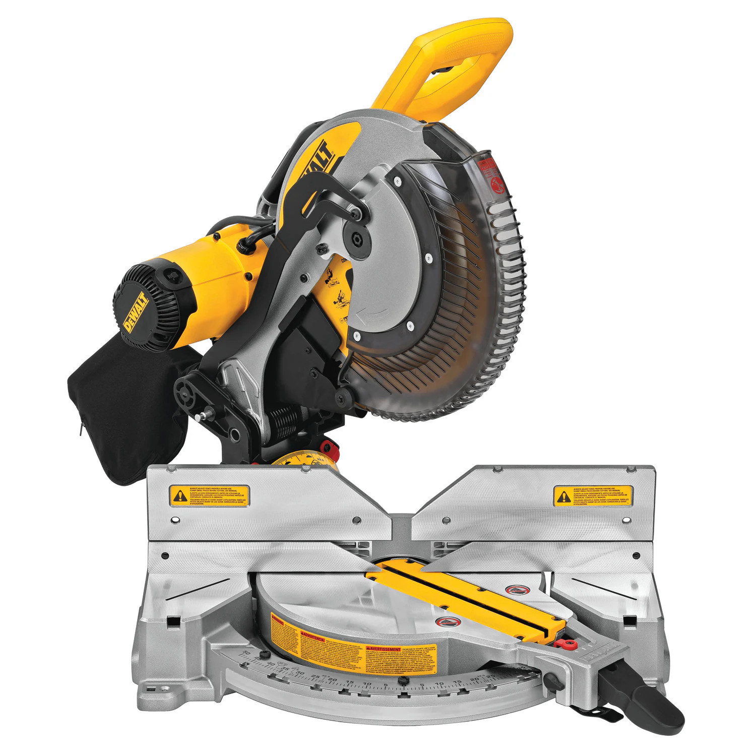 DEWALT 12-in 15-Amp Dual Bevel Compound Corded Miter Saw Stainless Steel | DWS716XPS | Lowe's