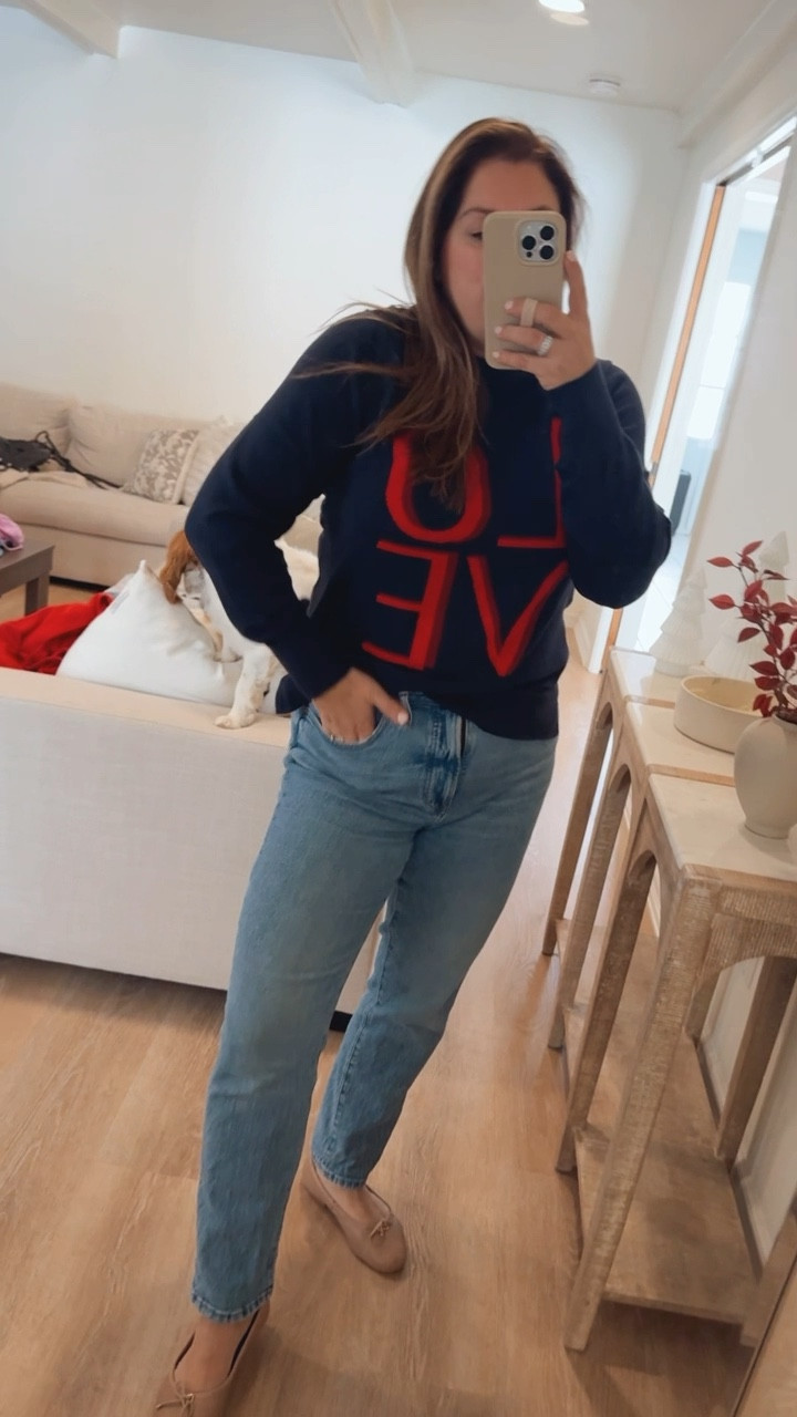 How cute is this navy and red Valentine’s Day sweater!! This would be really cute with a white collared buttoned up blouse underneath. Love this casual look!

Walmart Fashion 🤍

#LTKSeasonal #LTKfindsunder50 #LTKVideo