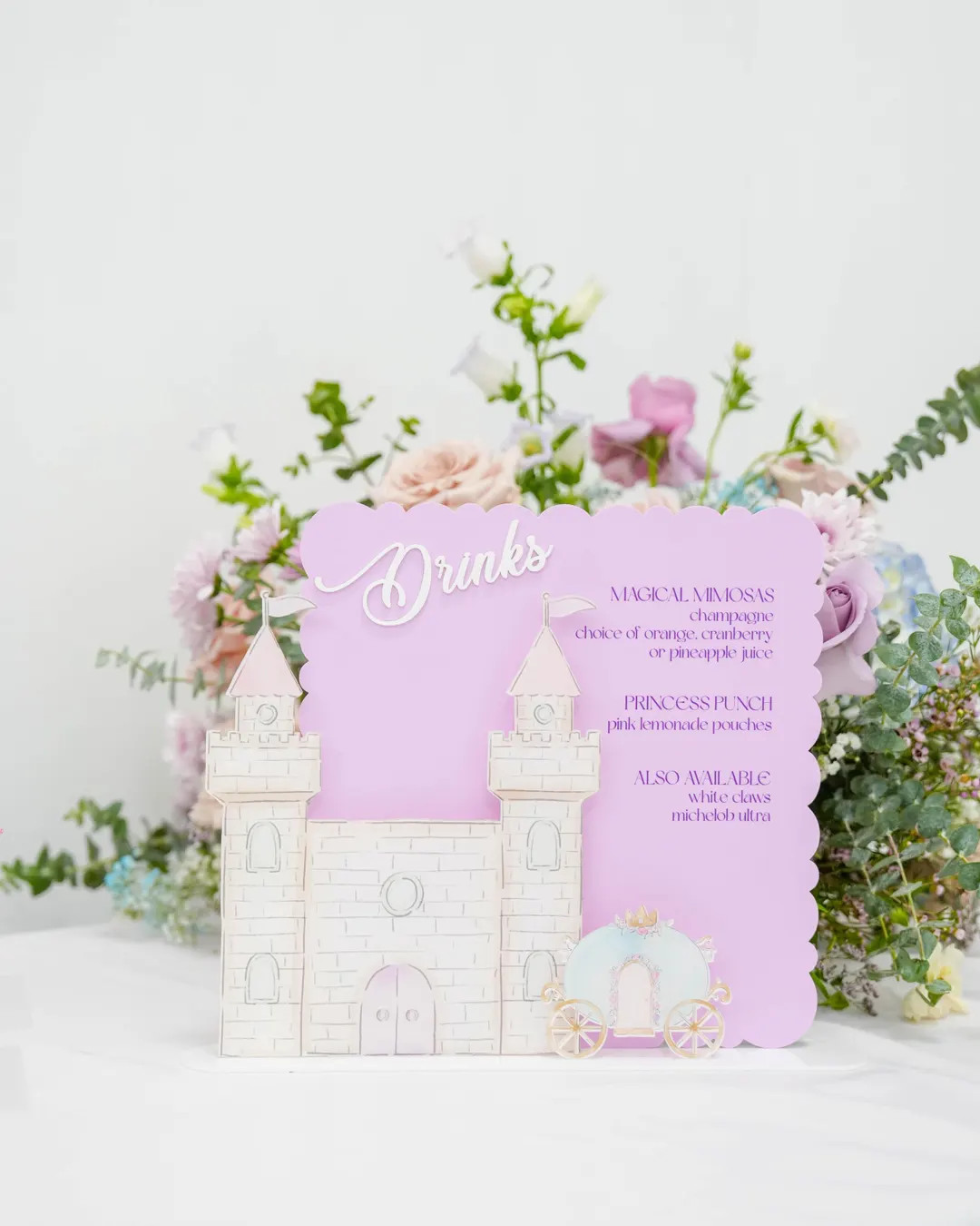 Princess Party Bar Sign, Princess Signs, Princess Theme, Bar Menu, Drink Menu, Food Menu, Princes... | Etsy (US)