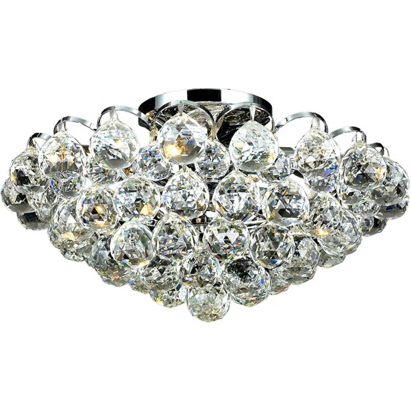 Ranee 4 - Light 14" Chandelier Style Tiered Semi Flush Mount | Wayfair North America
