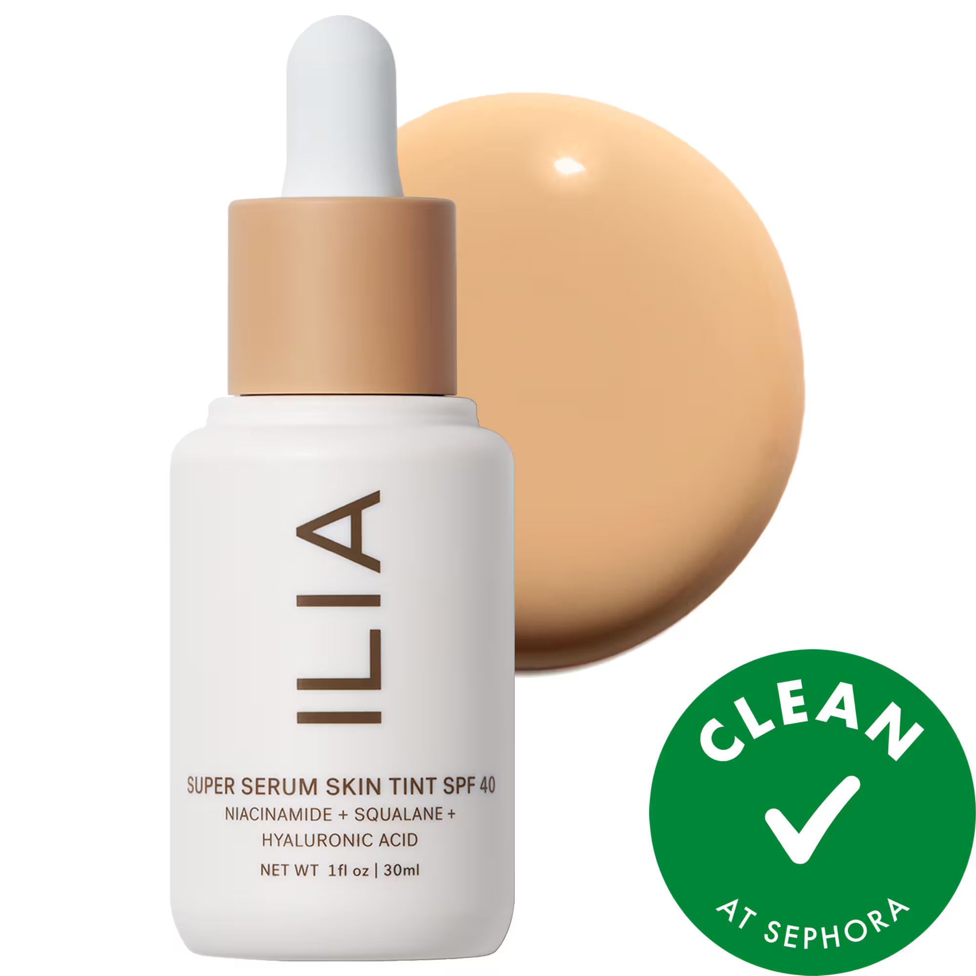 ILIA Super Serum Skin Tint SPF 40 - Fragrance-Free Foundation Diaz ST7 1 oz / 30 mL | Sephora (US)