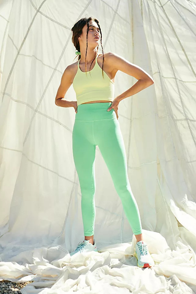 High-Rise 7/8 Length Good Karma Leggings | Free People (Global - UK&FR Excluded)