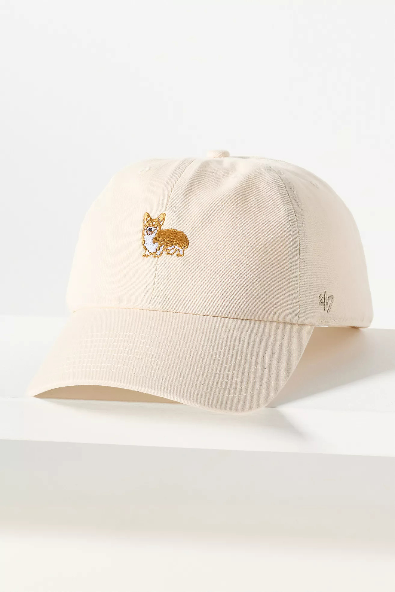 '47 Embroidered Dog Icon Baseball Cap | Anthropologie (US)