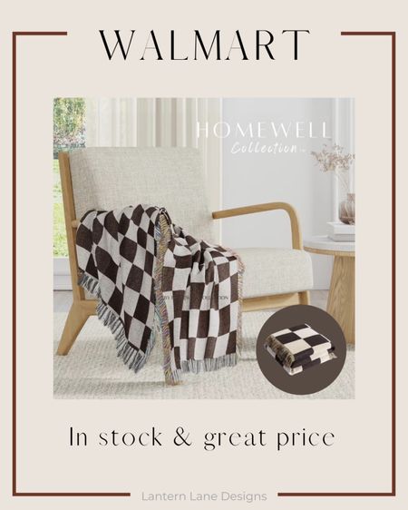 Walmart throw blanket in stock! Grab it before it’s gone. Checkered throw blanket, throw blanket, fall decor, cozy decor 

#LTKhome #LTKSeasonal #LTKunder50