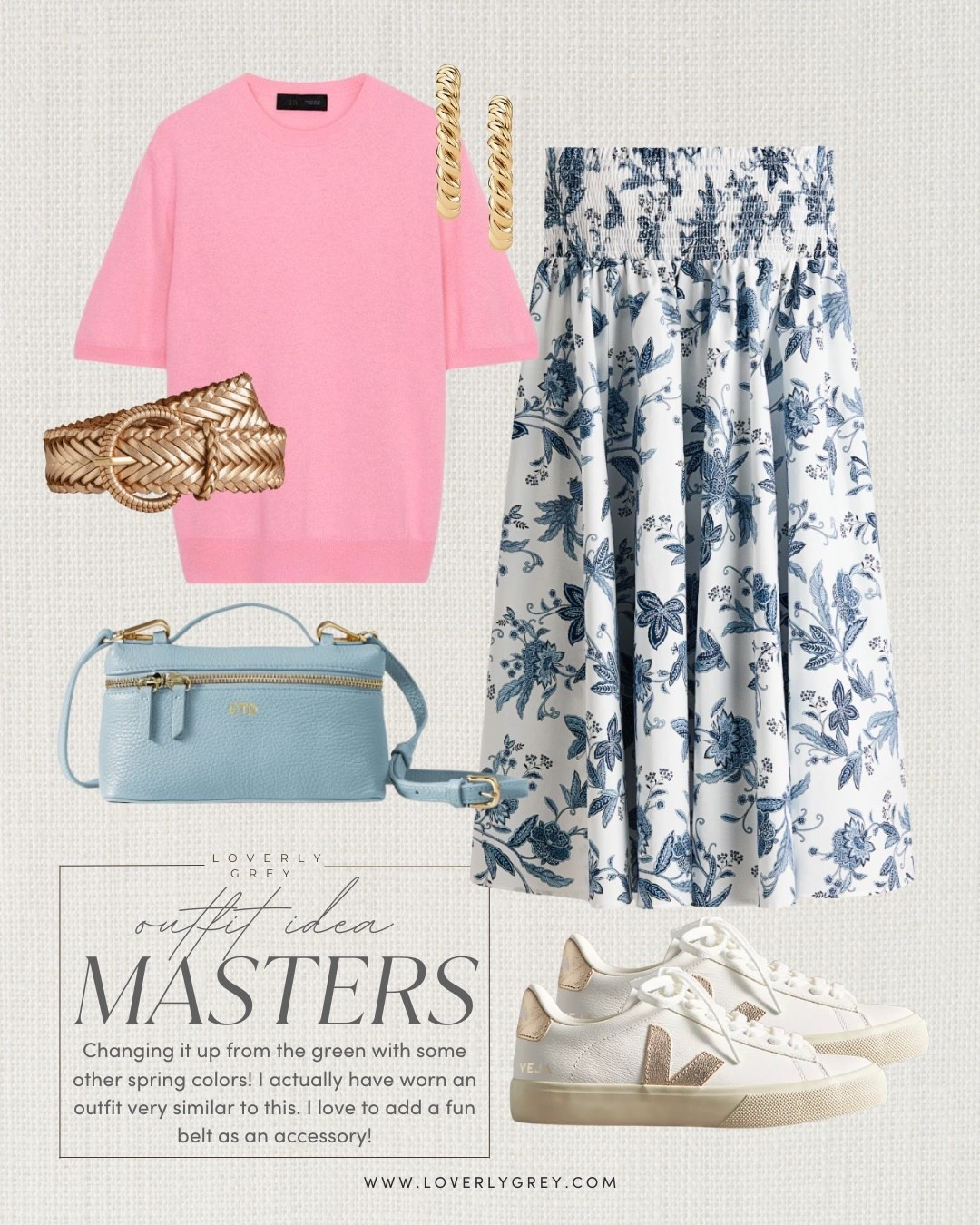 I love how colorful this outfit is! I actually wore an outfit very similar to this, and thought it was so cute for spring! Love this for Master’s or any golf tournament coming up!

Loverly Grey, masters tournament outfit inspo, golf tournament outfit ideas, spring outfit, short sleeve sweater, sneakers 

#LTKSeasonal