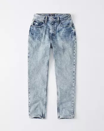 High Rise Mom Jeans | Abercrombie & Fitch (US)