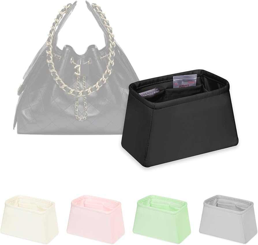 Purse Organizer Insert, Satin & Lightweight Fabric with Inside Pockets to Keep Your Items Neatly ... | Amazon (US)