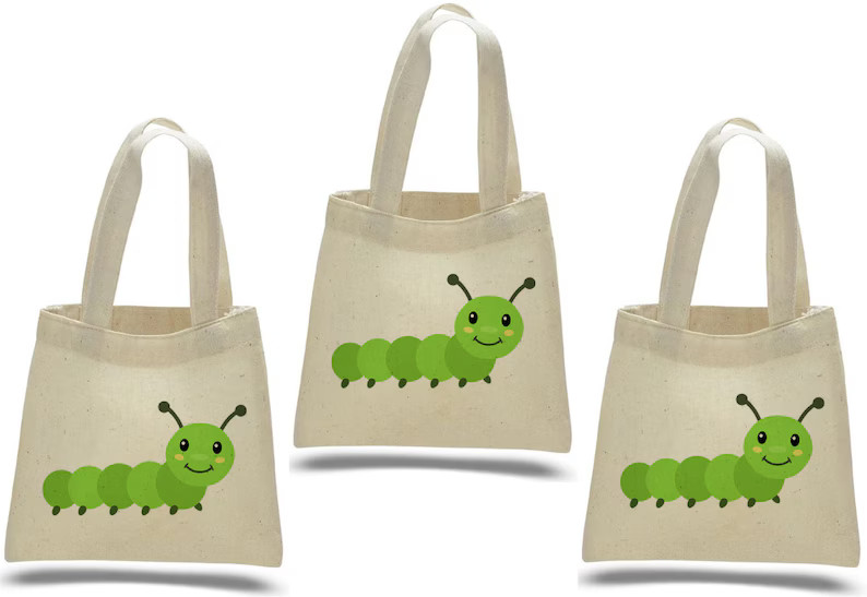 3 Caterpillar Treat Bags, Caterpillar Party Favor Bags, Caterpillar Party Favors, Caterpillar Par... | Etsy (US)