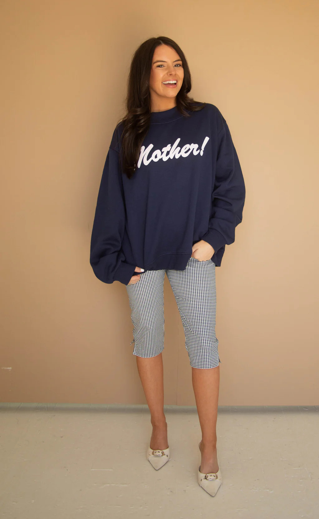 friday + saturday: mother mockneck - navy | RIFFRAFF